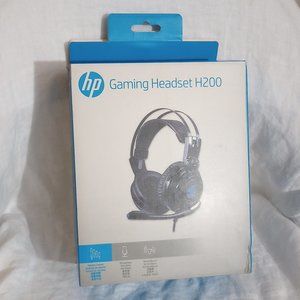 HP H200 Wired Stereo Gaming Headset with Mic and LED Light, Like New